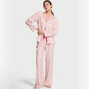 Victoria's Secret Pink Striped Pajama Set